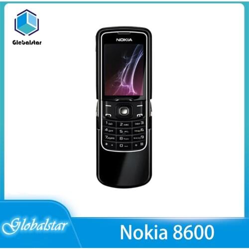 Nokia 8600 refurbished-Original Unlocked Nokia 8600 Luna English/Russian/Arabic keyboard GSM 2G FM Bluetooth Mobile Phone