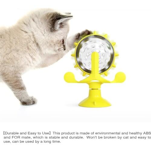 Original Treat Leaking Cat Toy Interactive Rotatable Wheel Toy for Cats Kitten Dogs Pet Products Accessories for Dropshipping