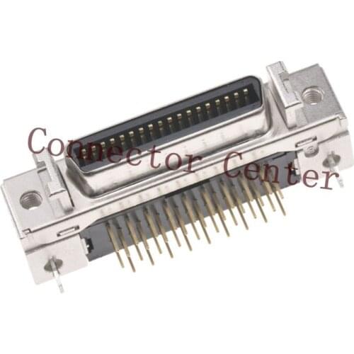 Original SCSI MDR Socket. For 3M 1.27mm 36Pin Right angle. CN Type 10236-52A2 PL