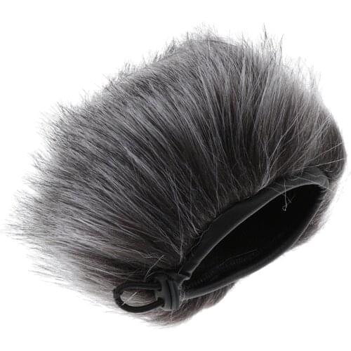 Outdoor Furry Microphone Windscreen Muff fits Zoom H5 H6 Mic Windscreen Wind Cover for Zoom H5 H6 and More