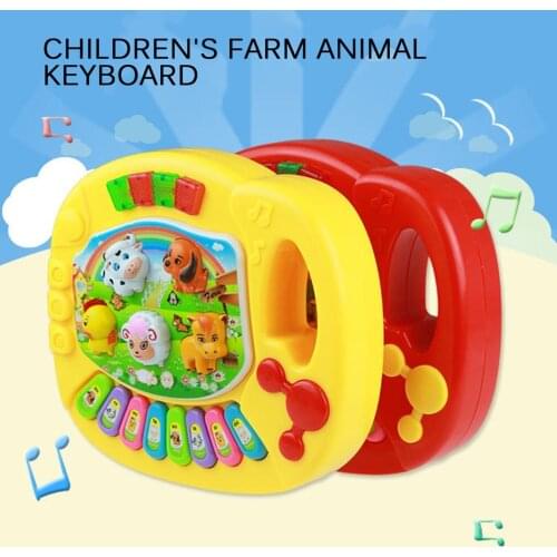 Popular Musical Instrument Toy Baby Kids Animal Farm Piano Developmental Music Toys for Children