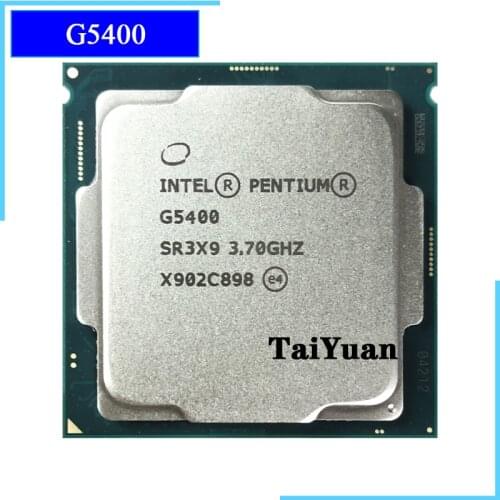 Intel Pentium G5400 3.7 GHz Dual-Core Quad-Thread CPU Processor 4M 54W LGA 1151