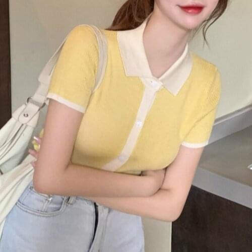 Somepet Women's Knitted T-shirts