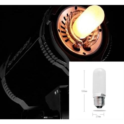 2pcs JDD studio flash Lampadina modellazione E27 150w lumen 3200K Yellow Strobe For Godox/Jinbei/U2/Opel/Neos/Studio