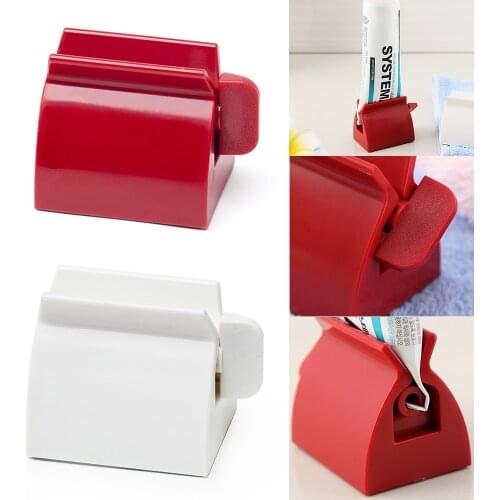 2 Sizes Rolling Tube Toothpaste Squeezer Dispenser Toothpaste Seat Holder Stand Roller Bathroom Set Accessories High Quality