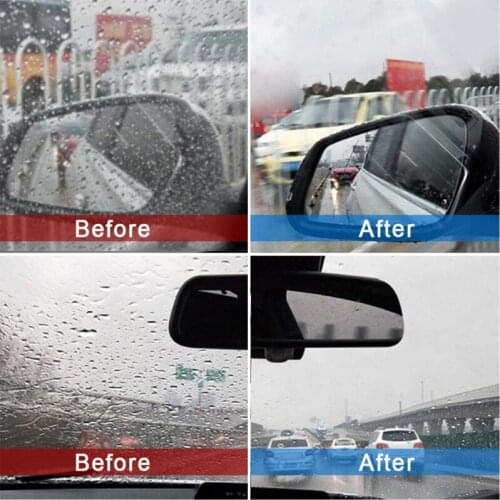 H8WE 30/50ml Car Mirror Water Repellent Rearview Mirror Anti-Rain Spray Agent for Clear Driving Sight in Rainy Day