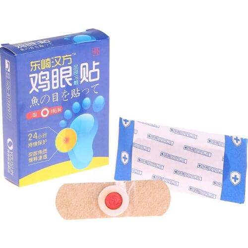 8pcs/box Exfoliating Corn Foot Patch Soft Feet Problem Remove Hard Dead Skin Treatment Removed Foot Plantar Warts Calluses Away