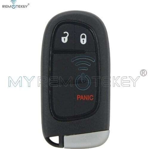 Remtekey GQ4-54T 2+1 Button Smart Key Case 68159657 for Chrysler Dodge Ram 2014 2015