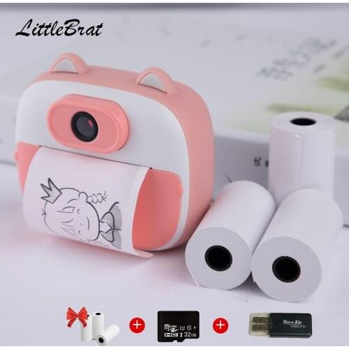 Littlebrat Children Camera For Kids Instant Camera Digital Video Camera For Children Photo Camera Toys For Girl Birthday Gifts