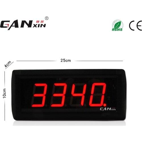 [Ganxin]1.8 inch 4 digit low voltage led counter for sale days count up countdown timer