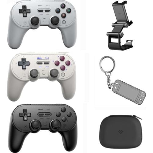 8Bitdo Pro 2 Bluetooth Gamepad Controller for Switch PC macOS Android Steam For Raspberry Pi For Nintendo Switch Game Control