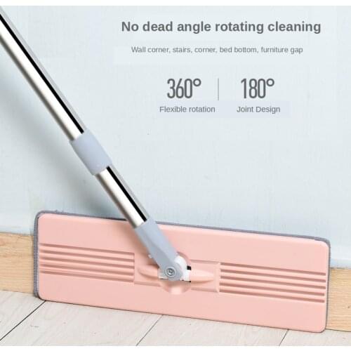 House Cleaning Tools Mop and Bucket Squeeze Flat Help Wonderlife_aliexpress Store Wash for Floor Lazy Magic Pink Pads Auto Easy
