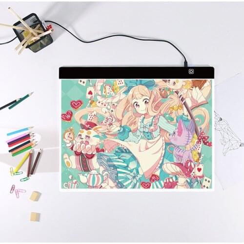 HOT Girls Boy A4 A5 A3 Soft Light Drawing LED Board Toys Creative Magic Writing Glow Graffiti Pad Childrens Toy Gifts Playmates