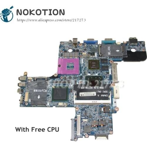 NOKOTION For Dell Latitude D630 Laptop Motherboard 965PM DDR2 Quadro NVS 135M Free CPU CN-0R872J 0R872J CN-0PN302 0PN302 0PN302