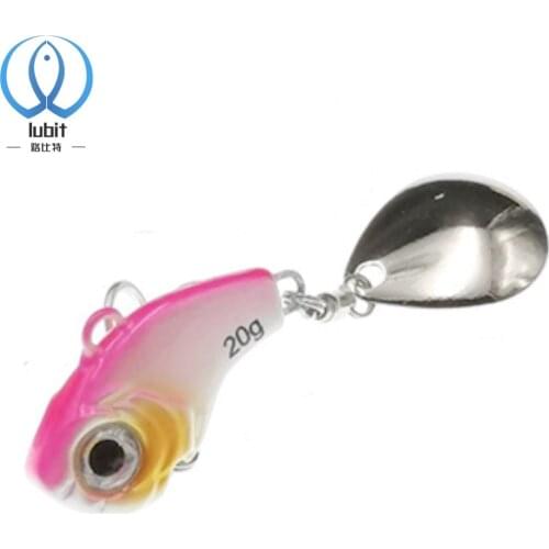 Lubit Deracoup tail spinner Metal VIB Bait Spoon Fishing Lures 5/10/15/20g Jigs Trout Winter Fishing Hard Baits jigging lure