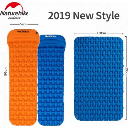 Naturehike Mat Outdoor Camping Inflatable Mattress Ultralight Air Bed Portable Tent Sleeping Pad Camp Moisture-Proof Pad
