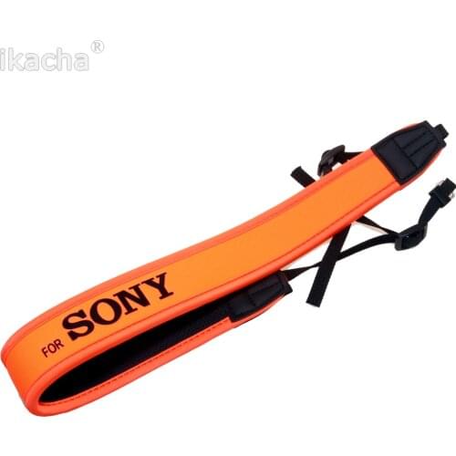 Orange Camera Shoulder Neck Strap Fit for Sony A5000 A5100 A6000 A6500 A6300 NEX-7 RX100 V A7R II WX200 NEX-C3 Camera Dslr