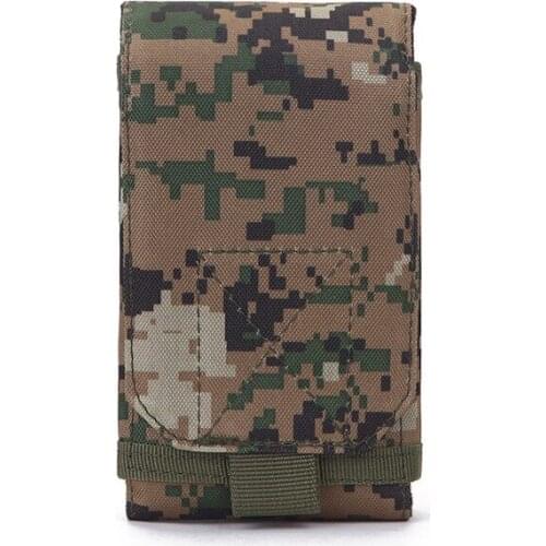 20PCS / LOT Outdoor Camouflage Bag Tactical Army Sport Waist Belt Case Waterproof Nylon Sport Hunting Camo Bags in Backpack