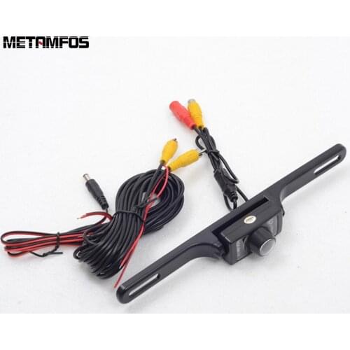 Fit For North American Car Model Universal Reversing Cameras Car Plate Number Cameras With LED Infrared Sensor Rear View Camera