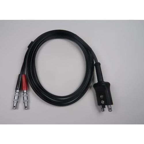 UT cable Dual PLUG Equivalent LEMO 00 TO LEMO 00 equivalent GE/Krautkramer DA233