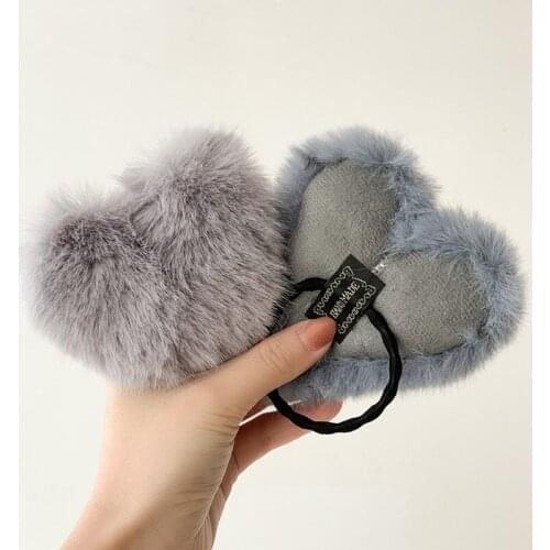 Korean Plush Elastic Hair Bands For Girls Lovely Hair Ring Hair Rope Toddlers Kids Hair Styling Tools Hair Accessories