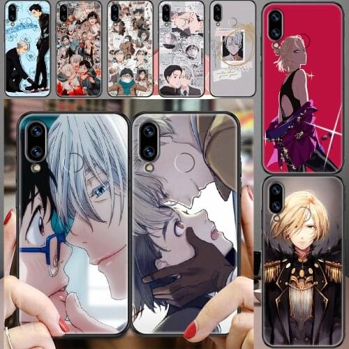 Yuri on Ice Katsuki Plisetsky Phone case For Huawei Honor 6 7 8 9 10 10i 20 A C X Lite Pro Play black pretty bumper luxury back