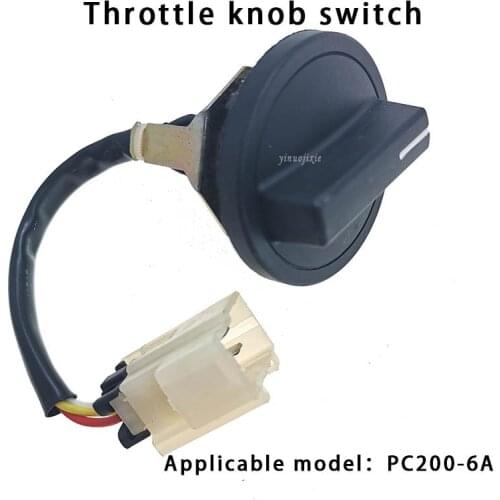 Excavator accessories suitable for PC200-5/6/6A throttle knob switch gear switch OE: 7825-30-1301 7825301301