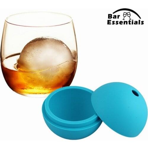 Ice Cream Maker Ice Ball Mold Whiskey Cocktail Silicone Sphere Round Ball Ice Cube Tray Maker Mold for Party Bar Kitchen Tools