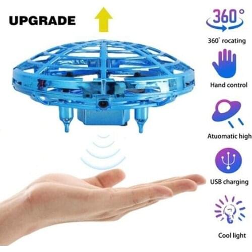Mini Helicopter UFO RC Drone Infraed Hand Sensing Aircraft Electronic Model Quadcopter flayaball Small drohne Toys For Children