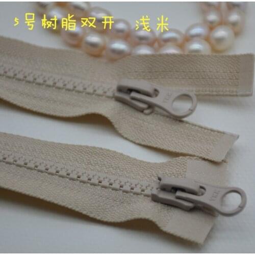 YKK Zipper 5 Resin Double Zipper 60-120cm Light Meter Sewing Products