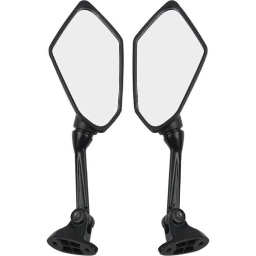 Motorcycle Black Side Adjustable Rear View Mirrors For KAWASAKI NINJA ZX6R 2009-2012