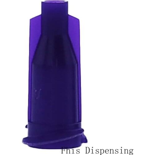 Pack of 1000 Glue Dispensing Syringe Tip Purple Cap Luer Lock