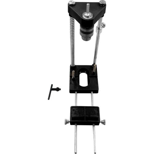 Drill Guide Woodworking Locator Kit Adjustabl Drilling Guide Hole Puncher Positioner for Wood Bench Drill Press Machine DIY Tool