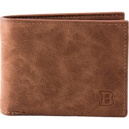 New Top Quality Men Wallet Bifold Simple Casual Style Short Small Clutch Male Purse