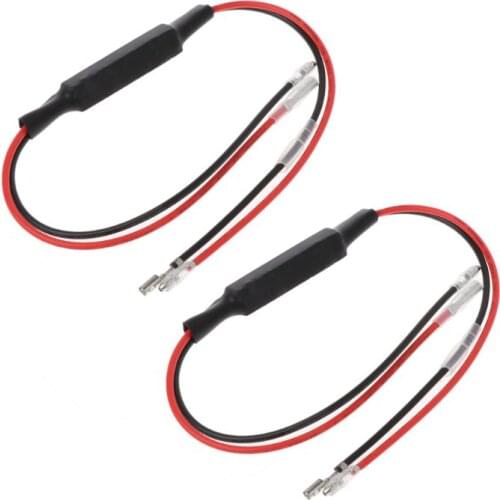 One Pair Cement Load Resistors For Motorcycle LED Turn Signal Indicator Light