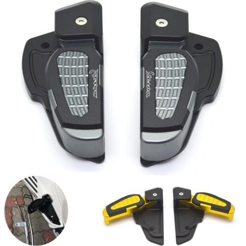 Pedal de pie para el reposapies plegable de Vespa Primavera 150 Sprint 150 accesorios de motocicleta
