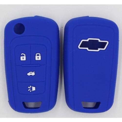 For GMC Canyon Sierra Yukon for Chevrolet Silverado Colorado Tahoe Suburban Silicone Remote Key Case Fob Shell Cover Holder