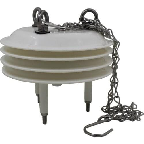 Radiation shield ambient weather station projector 4-13 floors with Bracke ID44mm ID61MM OD138mm ABS Solar