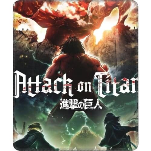 The Best Attack Lovely Mouse Pad Anime Attack on Titan Shingeki no Kyojin Waterproof Mouse Mats Rubber Gamer Computer Laptop Pad