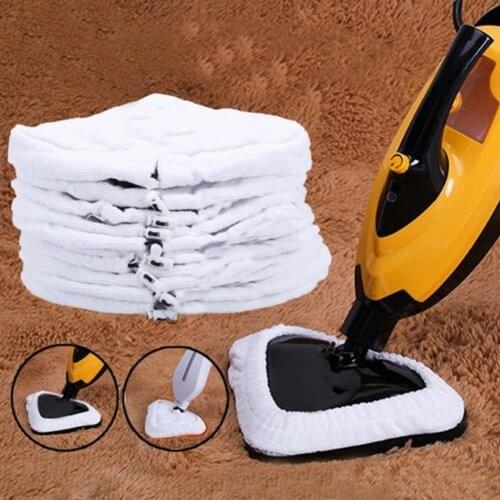 Steam Washable Mop Cloth Cover Microfiber Floor Cleaning Replacement Pads Triangular