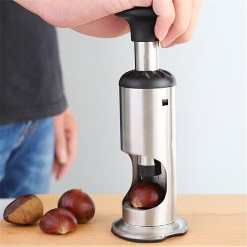Creative 304 Stainless Steel Household Manual Chestnut Opener Peeler Nutcracker Sheller Peeling Chestnut Artifact Kitchen Tools