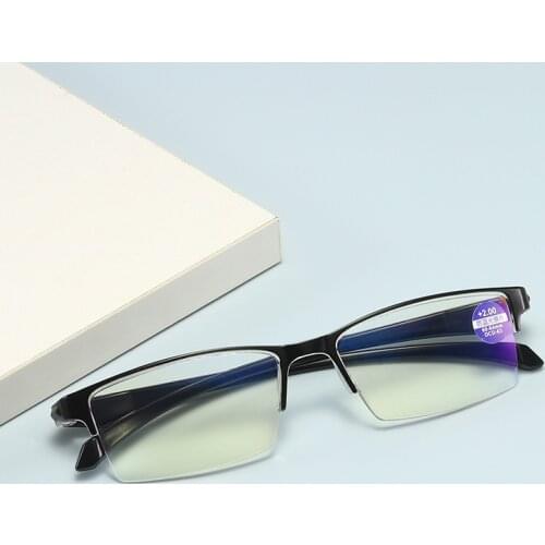 Vintage Ultralight Plastic Reading Glasses Classic Women Men Reader Computer Anti-Blue Light Hyperopia Eyewear Square