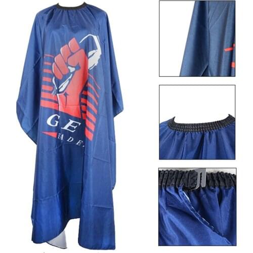 Waterproof Blue Haircut Cape Hairdresser Hairdressing Salon Barber Apron