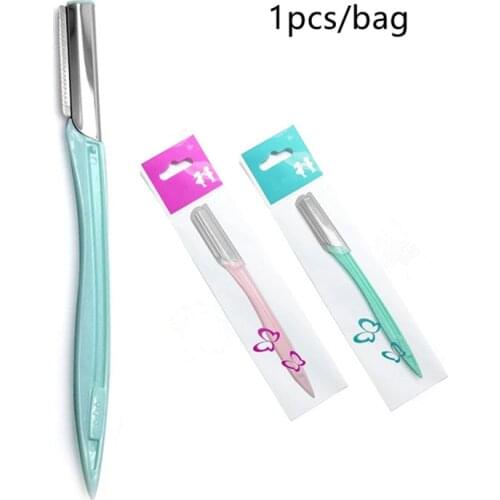 1Pcs Portable Eyebrow Trimmer Hair Remover Set Women Face Razor Eyebrow Trimmers Blades Shaver For Makeup Cosmetic Kit
