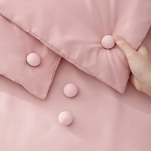 4/8pcs Mushroom Quilt Holder Macaron Non-slip Quilt Blanket Clip One Key to Unlock Blankets Cover Fastener Clip Holder Bed Sheet