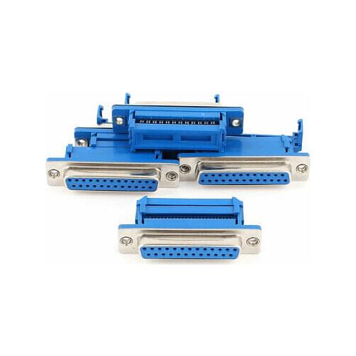 5Pcs Parallel Port D-SUB DB25 Female IDC Connector for Flat Ribbon Cable