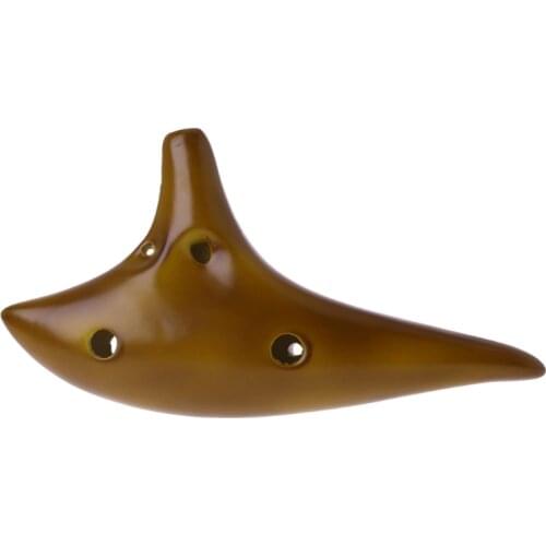 55KD 12 Hole Legend Zelda Ocarina of Time Alto C Smoldering Ceramic Flute Ocarina Hot