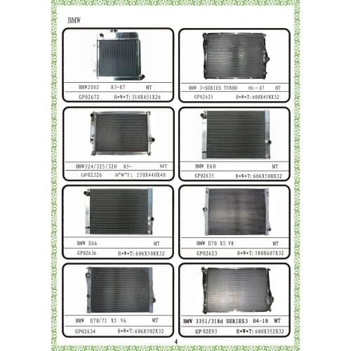 Golpher perfomance Aluminum Radiator For X5 E70 3.0 4.8 07 08 09 17117585036 G093