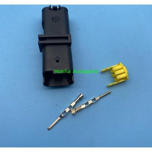 Free shipping 3 Pin Female Seal Waterproof Auto Electrical Terminal Connector FCI 211Pc032S0049 Car Plastic Housing Plug