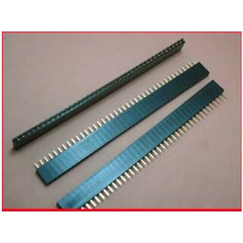 Free Shipping!!! electronic 10pcs 2.54MM new single-row female 1 * 40/40-pin pin seat MODULE SENSOR